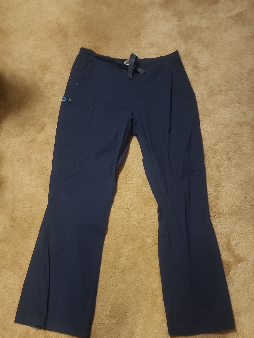 WonderWink Navy Blue Drawstring Scrub Pants